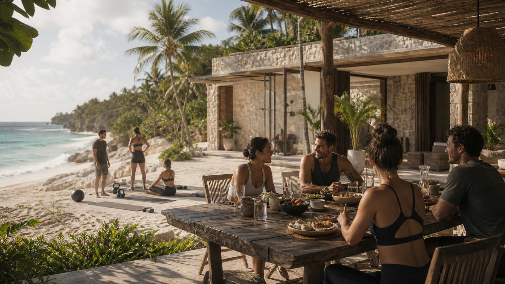 Tulum beach and jungle wellness residence